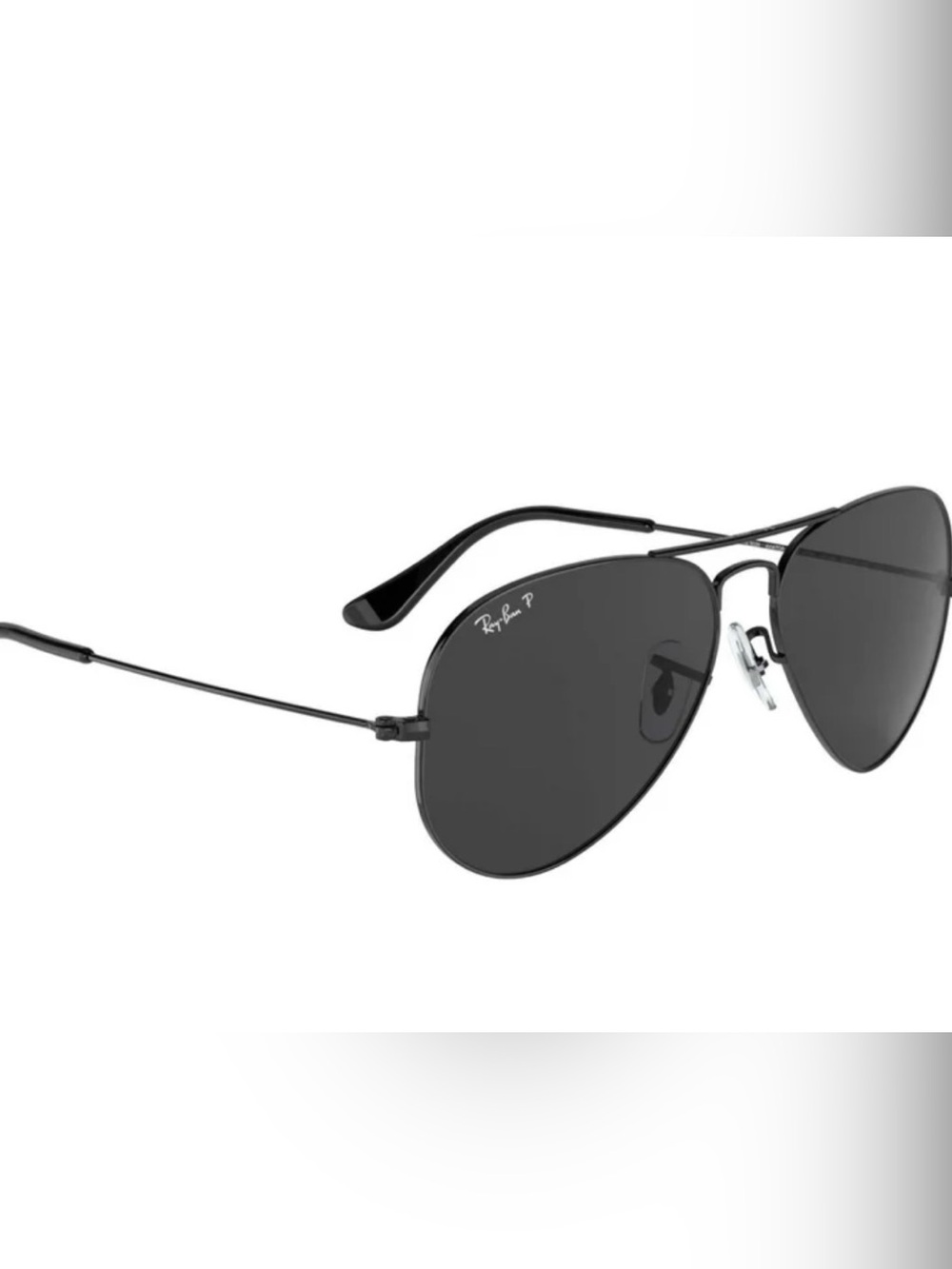 Ray-Ban women’s Black Aviator Sunglasses with Black Case